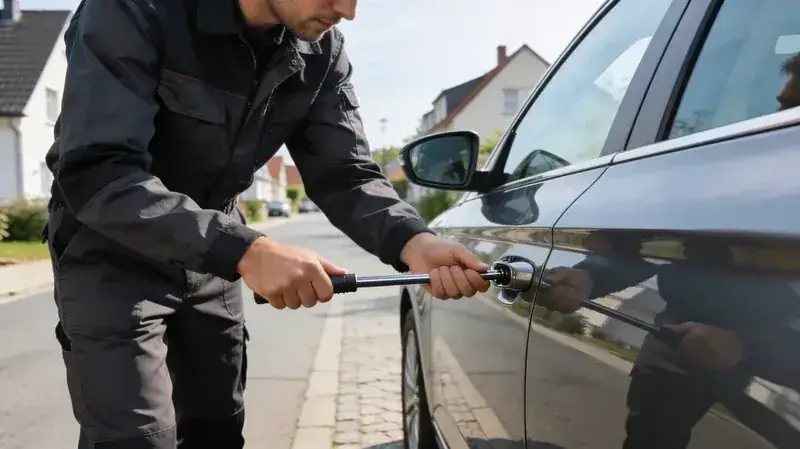 Autoöffnung Büttelborn – Monteur öffnet Fahrzeugtür zerstörungsfrei